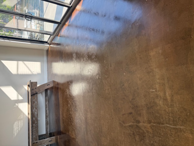 Concrete staining project