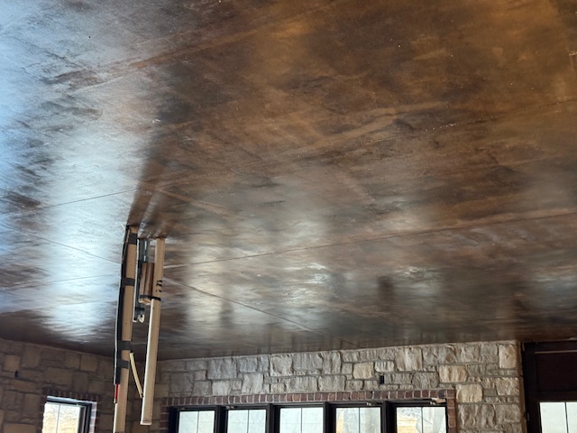 Concrete staining example 5